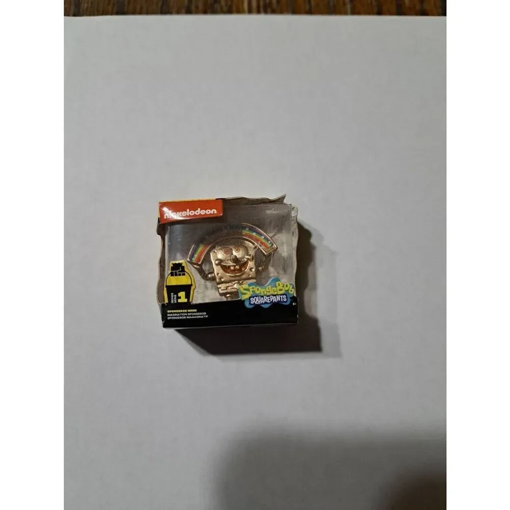 RARE Zuru Mini Brands Miniature Goldtone SpongeBob Meme Imagination SpongeBob